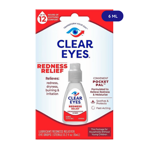 Clear Eyes Soulagement de la Rougeur | Gouttes pour les yeux