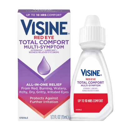 Visine Yeux Rouges Confort Total Oeil Multi-symptômes | Gouttes pour les yeux