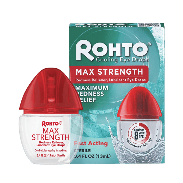 Rohto gouttes oculaires rafraîchissantes force maximale | Gouttes pour les yeux