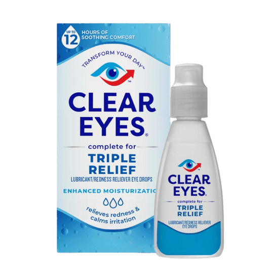 Clear Eyes Triple Action Redness Relief | Oogdruppels