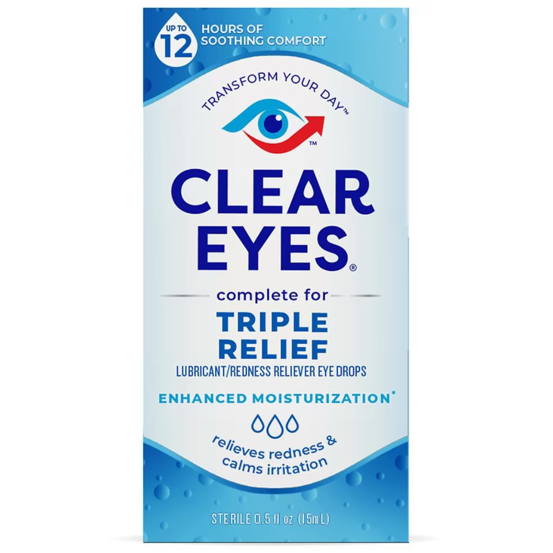 Clear Eyes Triple Action Redness Reliever | Eye drops