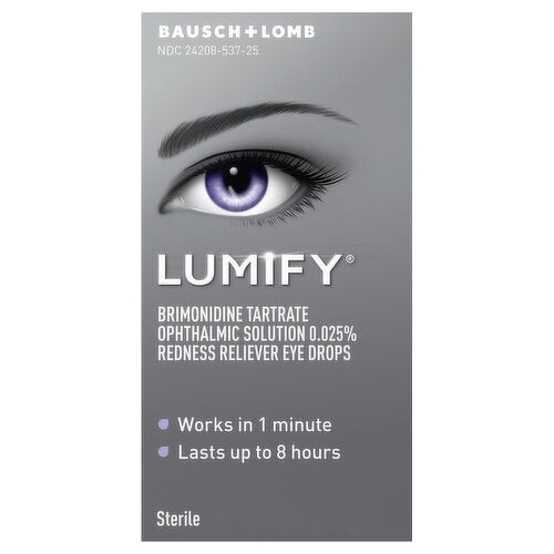 Lumify Bausch + Lomb | Gouttes pour les yeux