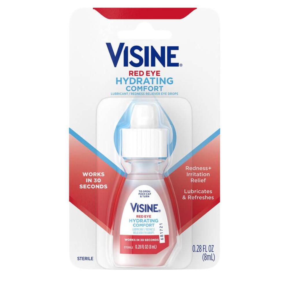 Visine Confort Hydratant Yeux Rouges | Gouttes pour les yeux